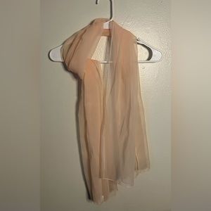 Peach, Light Pink Scarf